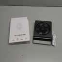 Small Desk Fan,Rechargeable USB Fan Battery Operated,Ultra Quiet, Strong Wind, 3 Speeds Travel Fans