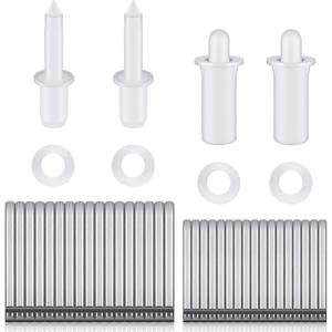 Jetec 85 Pieces Repair Plantation Shutters Tool Set Plantation Shutter Louvers Staples Replacement Repair Pins for Windows Tools Supplies (Mixed Sizes)