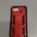 FNTCASE for iPhone 16e Phone Case: Military Grade [Built-in Screen Protector] [Kickstand] Matte Textured Drop Proof Protection Cover | Rugged Shockproof TPU Protective Sturdy Cases 2025 - Red