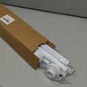 Tension Curtain Rod 30 To 63 Inch White Tension Rods Adjustable Spring Loaded Curtain Rods 7/8" Curtains Rods No Drilling Tension Rods For Windows Bedroom Closet Doorway Door