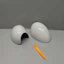 Mirror Cover for MINI Cooper R55 R56 R57 R58 R59 R60 R61 2007-2016 Manual Folding Mirrors Side Mirror Caps(White)