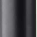 FreeSip Insulated Stainless Steel Water Bottle with Straw for Sports, Travel, and School BPA-Free Sports Water Bottle, 24 oz, Very, Very Dark (24 Ounces)