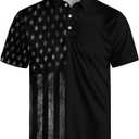 Funny Polo Shirt for Men Golf Shirts Short Sleeve Golf Polos Shirts Summer Shirt Golf Gifts (XX-Large, Black-a3)