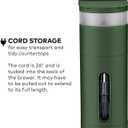 Keurig K-Mini Single Serve K-Cup Pod Coffee Maker, 6 to 12oz Brew size, with Cord Storage, Perfect for Small Spaces, Evergreen
