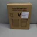 Automatic Chicken Coop Door Solar Powered, with Timer & Light Sensor, Anti-Pinch and Weather Proof, 4 Modes Aluminum Alloy Poultry Door for Chickens, Remote Control