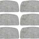 Kaxich 6 Pack Steam Mop Pads Compatible with GorFanty GF-6610B GF-6610, Neugo NE033 NE033M Steam Mop, Washable Microfiber Steam Mop Replacement Pads