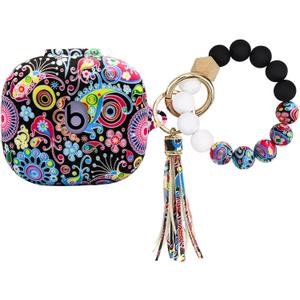 Case Compatible with Beats Powerbeats Pro2(2025),Shockproof Silicone Cover with Bracelet Lanyard and Keychain, Cute Skin Wireless Earbuds Case for Beats Powerbeats Pro 2 (Jellyfish)