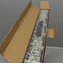 PDUHKO Serving Tray with Handles, 15.7 * 11.8 inches, Plastic Ottoman Tray with Exquisite Paintings, Trays for Coffee Table