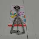 Cookie Dough Trigger Scoop: 1 oz. Stainless Steel Scooper Great for Baking, Scooping Ice Cream, Cookie Dough Scoop, Melon Ball Scoop, Meatball Scoop, Multi-Purpose Scooping Tool