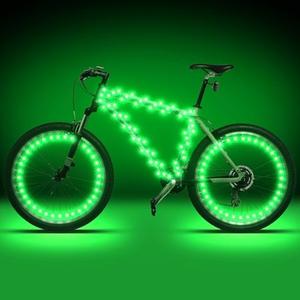 Woanger 3 Pcs LED Bike Lights for Night Riding Bicycle Frame and Wheel Lights Battery Powered Bike Accessories Gifts for Adults Riding at Night