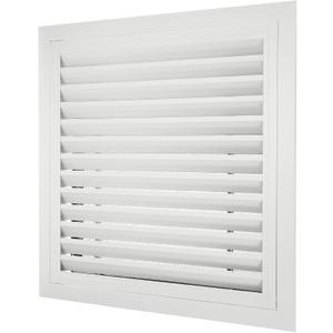 PATIKIL 20" x 20" Aluminum Return Grille, Return Air Vent Cover Linear Bar Removable Grille with Mesh Filter for Sidewall Wall Ceiling Floor HVAC System, White