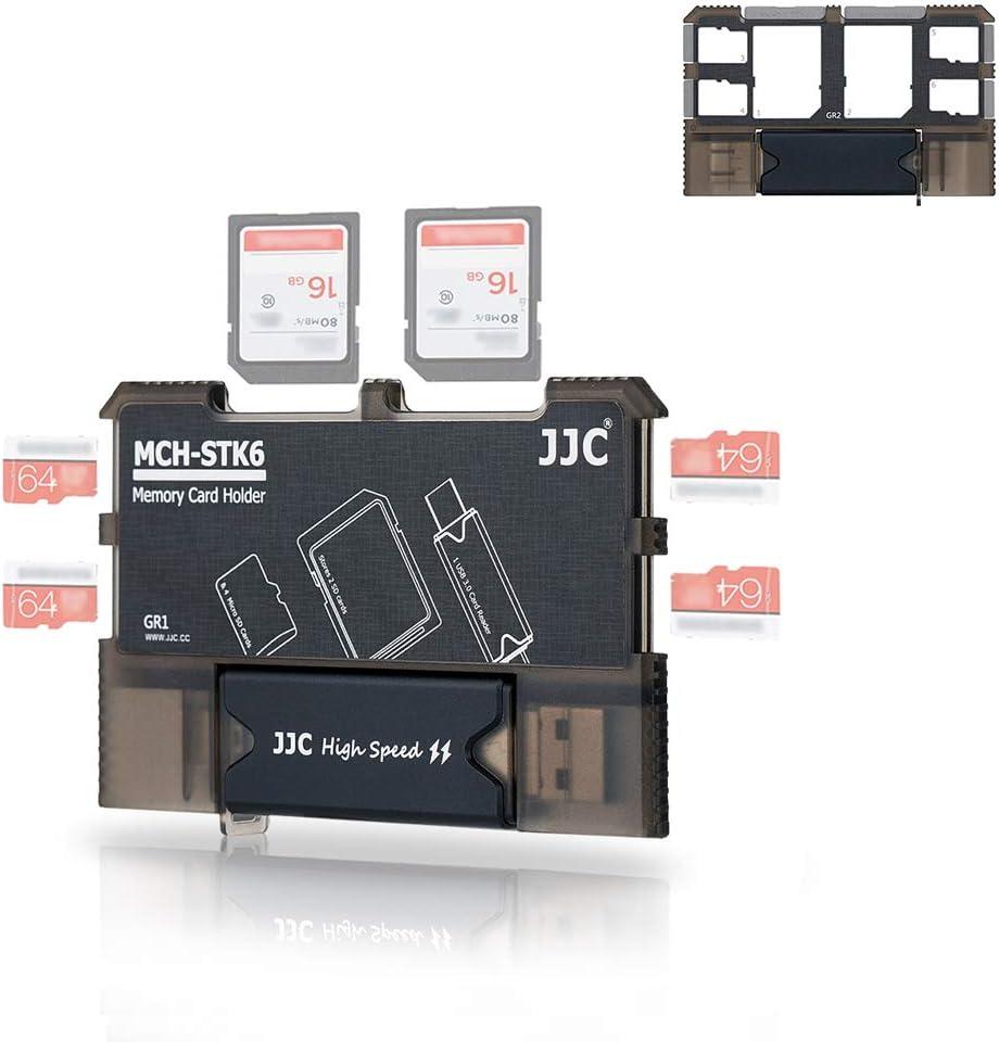 Micro SD Card Holder and SD Card Case, Memory Card Storage Organizer with USB Reader (Type C USB 3.0 Micro 2.0) for Micro SD, Micro SDHC, Micro SDXC,SD, SDHC, SDXC, MMC, RS MMC Card