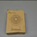 AA Battery Operated Clip on Fan, Stroller Fans, USB Powered Portable Desk Fan 4 Speeds Personal Golf Cart, Small Table Fan, Wireless, for Camping Hurricane Office Bed-Black(NO BATTERY) (Black(without batteries))