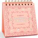 52 Weeks of Southern Sayings Flip Calendar for Desk by Callie Danielle, Aesthetic Cute Pink Desk Accessories, Motivational Decor, Fun Thoughtful Inspirational Gifts for Women