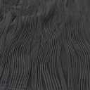 PRETTYGARDEN Blouses for Women Dressy Casual 2025 Spring Summer Business Office Tops Cap Sleeve Textured Cute Work Shirt (Large, Black)