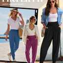 Ficerd 3 Pack Women's Lounge Pants Cozy Yoga Joggers with Pockets High Waisted Workout Lightweight Sweatpants Loose Fit Pants (L)