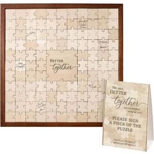 Lillian Rose Puzzle Guest Book For An Alternative Wedding Guestbook 
11.5 x 11.5 x 5 inches
