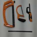 BEETRO Hacksaw Frame Set, 12’’ 10'' hacksaw and 6’’ Mini Hand Saw, Including Six Extra Flexible Blades, Cutting Tool for Metal, Wood, PVC Pipe