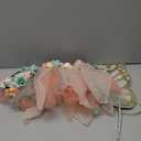 DJDLPARTY Girls Fairy Costume Set with Butterfly Wings Tutu Wand and Halo Headban 3-5years