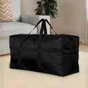 DoYiKe Extra Large Storage Duffle Bag with Zippers and Handles, Big Foldable Duffle Bag for Travel