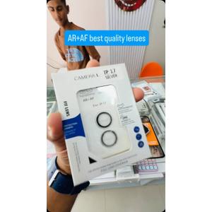  Back Camera Lens Ring Guard Protector for AR + AF Ring Lens Protector for iPhone 17 Blue (Pack of: 2)