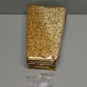 Blissun Christmas Tree Collar, Sequin Christmas Tree Skirt, Foldable Tree Ring, Xmas Tree Stand Base Cover for Christmas Tree Decoration, Bright Gold