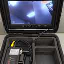 Sewer Camera with 512Hz Locator, 165FT/50M Pipe Inspection Camera with 9" Monitor, DVR Recording, IP68 Waterproof, Adjustable LED Lights, 16GB SD Card