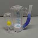 Incentive Spirometer Adult,Breathing Exercise Device for Lungs,Breathing Trainer-5000ml Volume Measurement with Flow Rate Indicator