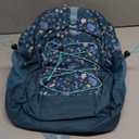 Choco Mocha Floral Backpack for Teen Girls, Travel School Backpack for Girls Middle School Large Bookbag 18 Inch, Green