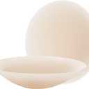 Upgraded 2Pairs Ultra Thin Adhesive Reusable Nipple Covers Water Proof,Silicone Nipple Pasties withTravel Box