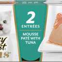 Fancy Feast Gems Pate Cat Food Mousse With Tuna and a Halo of Savory Gravy Cat Food - (Pack of 8) 4 oz. Boxes, BB Date:04/2026
