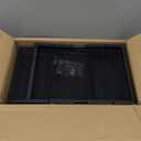 OPNICE Desk Organizer and Accessories, 2-Tier Computer Monitor Stand Riser with Drawer and 2 Pen Holders, Laptop Stand, Office Desk Accessories for Office Supplies, Black 2-Pack