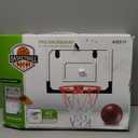 Larger 17" x 12" Indoor Basketball Hoop With 9" Large Dunk Rim for Kids Adults, Over The Door Hoop 4 Balls, Wall Mount Hoops for Yard Outdoor Shatterproof Backboard- Stocking Stuffer Gift for Boy Teen