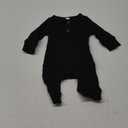 Eghunooy Baby Boy Girl Solid Color One Piece Romper Jumpsuit Outfits Clothes (Newborn, Black)