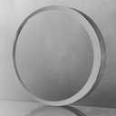 CiaoHER 2in Thickness Acrylic Disc Display Block Clear Polished Round Pedestal Stand Riser (10'' x 2'')