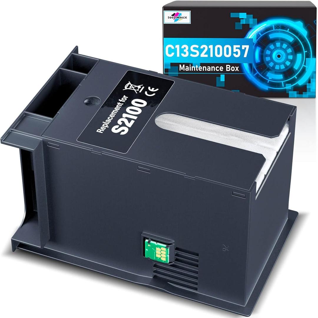 F570 Maintenance Box (C13S210057/S2100/SC13MB) Compatible Replacement for Epson Surecolor SC-F570 SC-T3170 SC-T3170M SC-T3170X SC-T5170 SC-T5170M SC-T2170 Printers, F570 Ink Maintenance Box