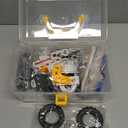 STEM Toys for 5 6 7 8+ Year Old Boy,10 in 1 Electric Building Toys for Kids Ages 4-8 5-7 6-8, Educational Racing Construction Science Kit for Boys 4-6 8-10, Creative Games Fun Birthday