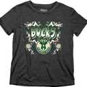 Blue 84 NBA Unisex Kids NBA Officially Licensed Youth Tri-Blend T-Shirt Basketball Team Color (Black, M)