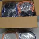 30 Pack Class Set Headphones for Students School Classroom Headphones Bulk Over The Ear Adjustable with 3.5 mm Jack for Library, Online Lesson and Testing Office,Gifts (10 Mixed Colors)