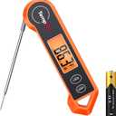 ThermoPro Digital Instant Read Meat Thermometer for Grilling Waterproof Kitchen Cooking Food Thermometer with Ambidextrous Backlit for BBQ Grill Smoker Oil Fry Candy Thermometer