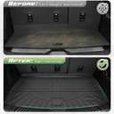 Cartist Cargo Liner for Chevy Tahoe/GMC Yukon 2021-2025 2026 (Not for Yukon XL), All Weather Cargo Mats for Tahoe Accessories, Heavy Duty TPE Behind The 3rd Row Trunk Mat, Car Accessories