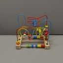 QZMTOY Bead Maze Toy for Toddlers Wooden Bead Toys Colorful Roller Coaster Preschool Educational Toys for Kids Classic Birthdday Gift for Toddlers Baby Infant Boys Girls