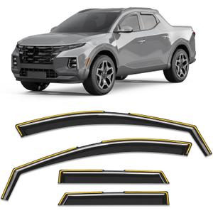 Window Visors Rain Guards for Hyundai Santa Cruz 2022-2026