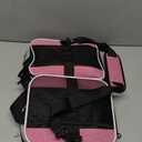 Petskd Top-Expandable Pet Carrier 17x11x9.5 Inches Alaska Airline Approved, Soft-Sided Carrier for Small Cats and Dogs with Locking Safety Zippers and Anti-Scratch Mesh(Pink)