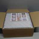 4 Pack Stackable Closet Storage Basket - Stackable Storage Bins, Multifunctional & Foldable Closet Organizer Divided, Wardrobe Cupboard Space-Saving Clothes Storage Hat Organizer, White