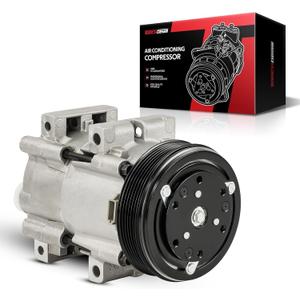 Torchbeam AC Compressor with Clutch Fit for Ford Ranger 2000 1990-2011 3.0L/4.0, for Explorer 1991-2001 4.0L, Explorer Sport Trac 2001-2005, OE: 58132, 0658132