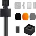 TONOR Mic Handle for DJI RODE Microphone, Handheld Stand for Wireless GO, Interview Rig for Lavalier Mics, Adapter for Vlogging, Podcast, Reports, TP20