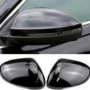 Carbon Mirror Cover Caps For VW Passat B8 2015-2020 Arteon 2016-2020 3G0857537H-3G0857538H Car Accessories(Bright black)
