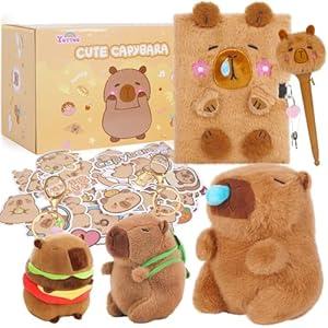 Capybara Gifts, (Blanket 28 x 52, Stickers Capybara Toys)