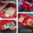 Step2 All Around Canopy Wagon, Kids Ride On Toy, Stroller Substitute, Includes Seat Belts, Made of Durable Plastic, Max Weight 75 lbs., For Toddlers 1.5-5 Years Old